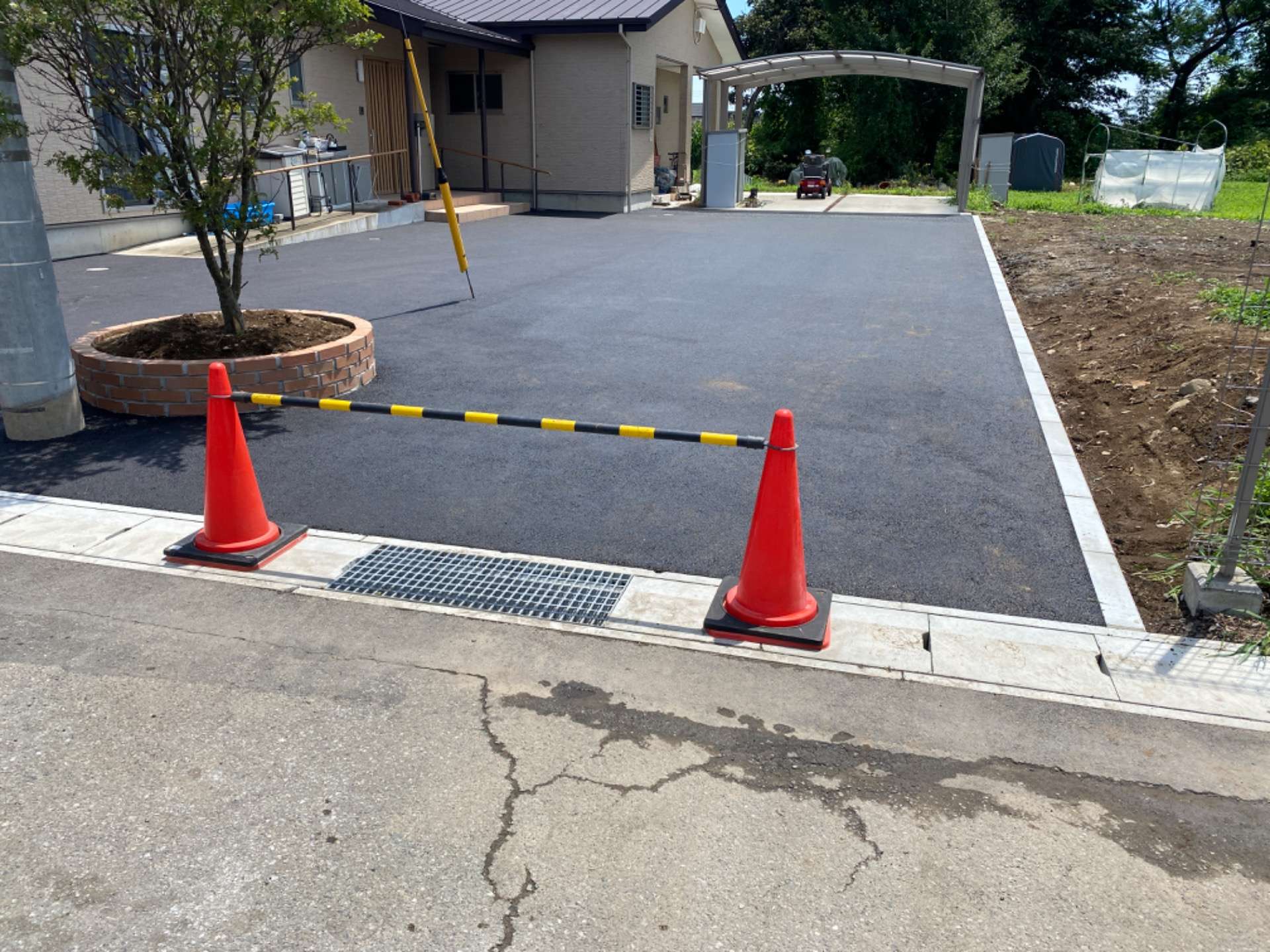 I様邸舗装工事